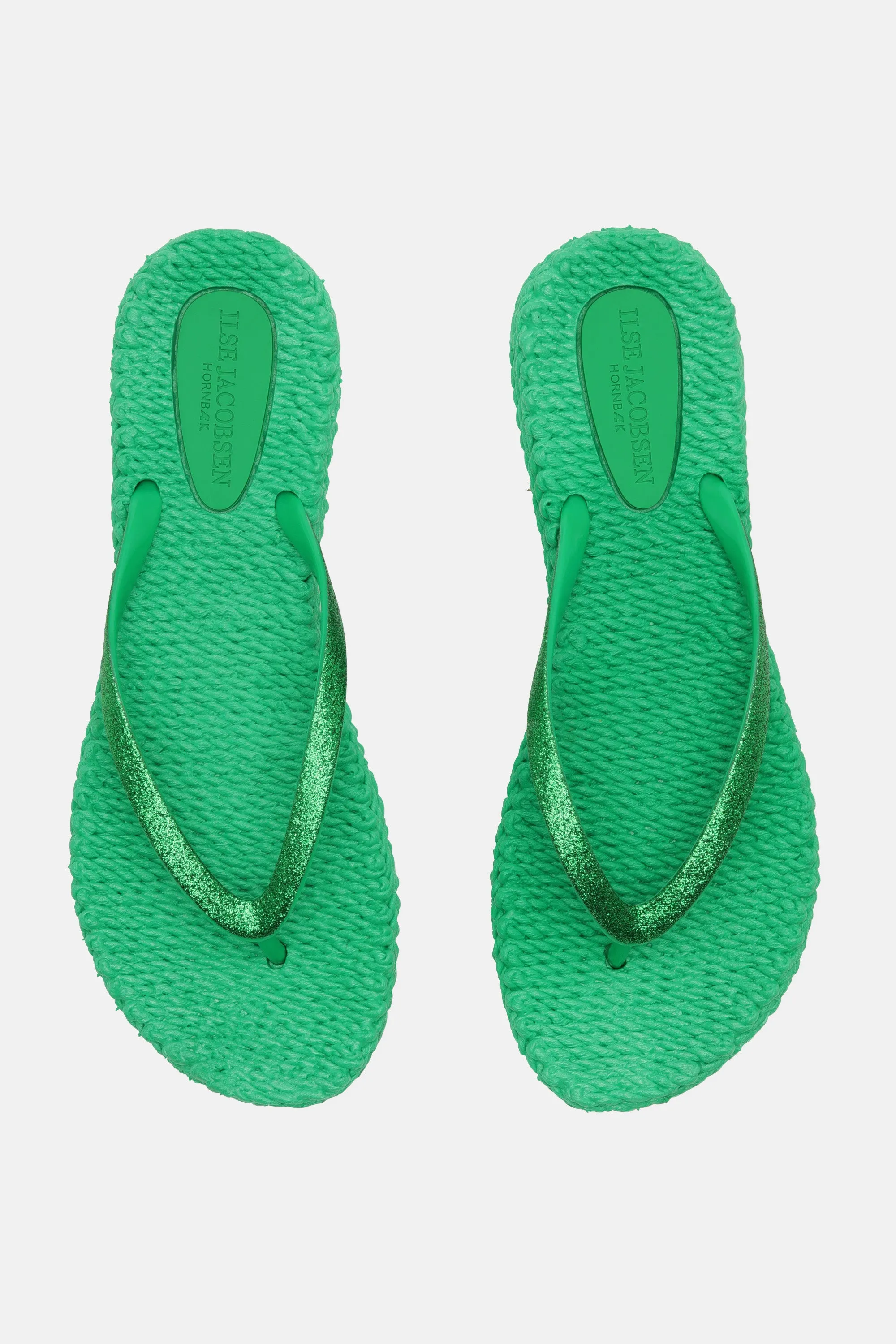 Flip Flop With Glitter - Fern Green