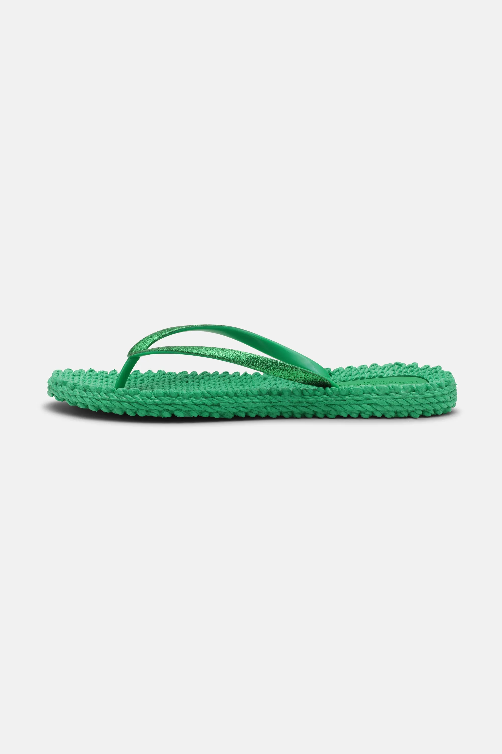 Flip Flop With Glitter - Fern Green