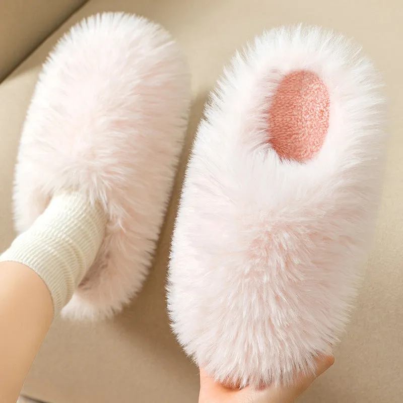 Fluffy Fuzzy Slippers for Women