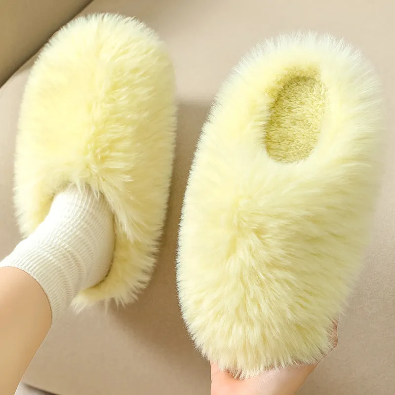 Fluffy Fuzzy Slippers for Women