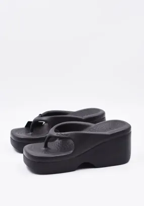 FORBITCHES 22SFBSC001 FLIP FLOPS PEWEE SANDALS BLACK