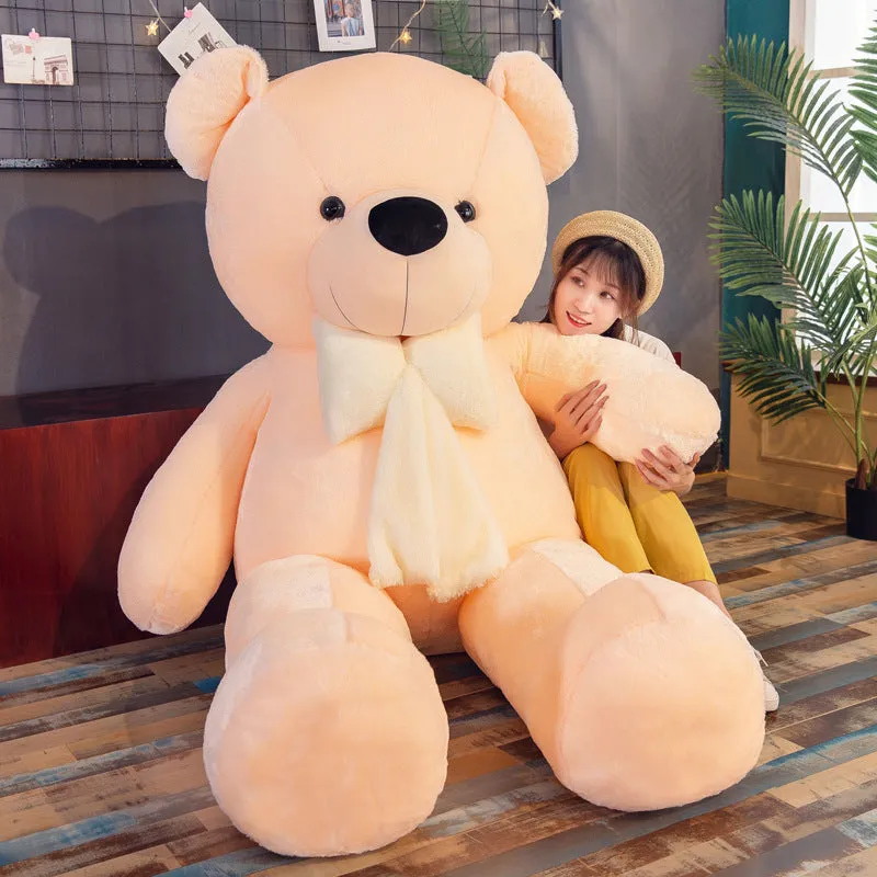 Giant Teddy Bear with Bow Tie Stuffed Plush Toy