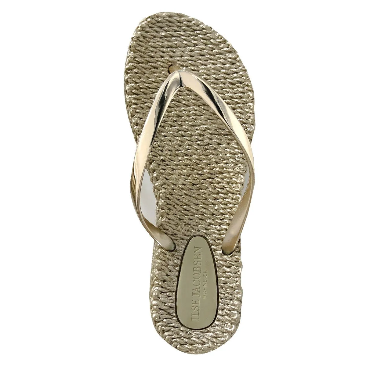 Ilse Jacobsen Flipflop in Gold Metallic