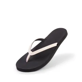 Indosole Women's Slippers - Black/Sea Salt