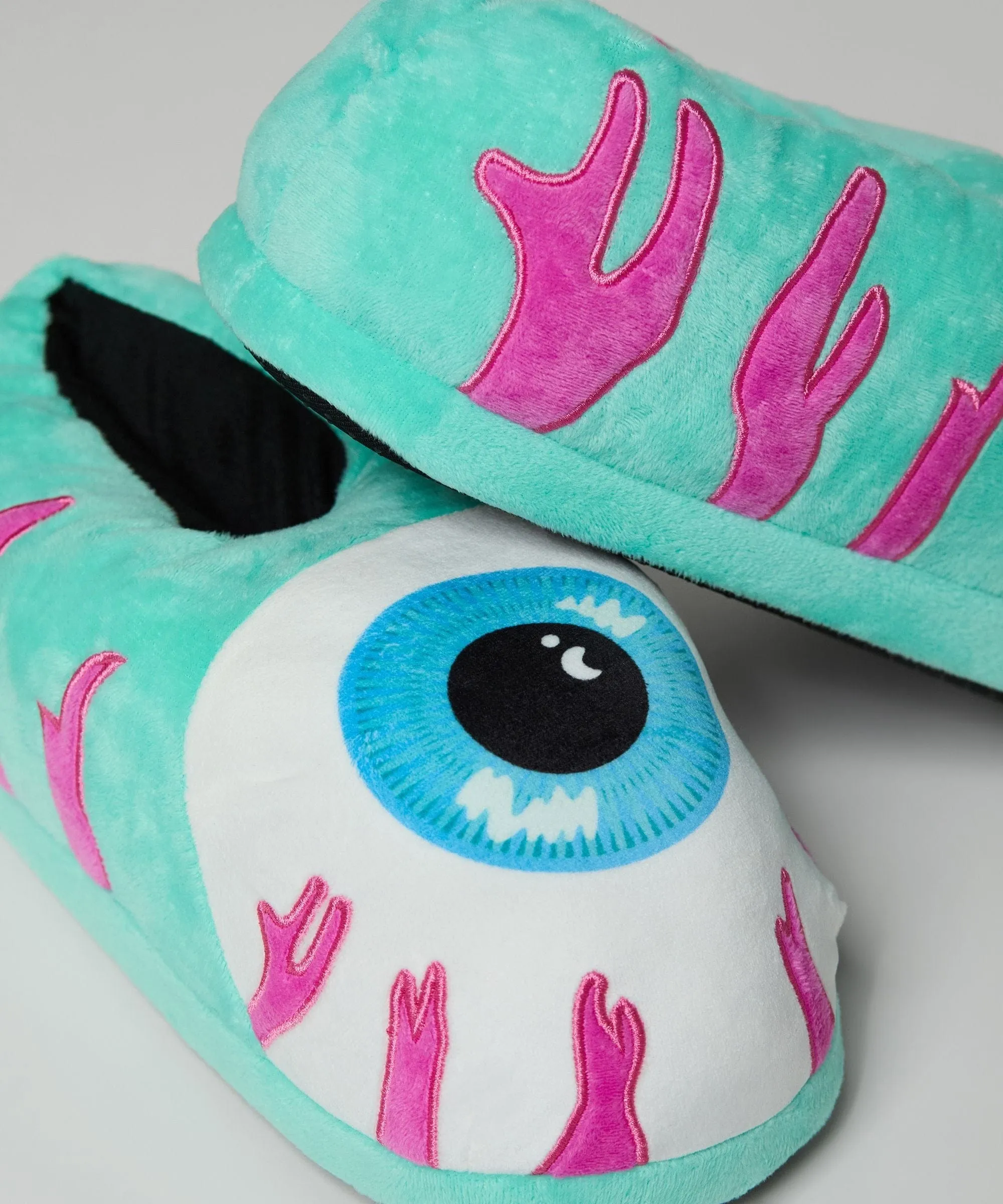 Keep Watch Slippers - Aqua