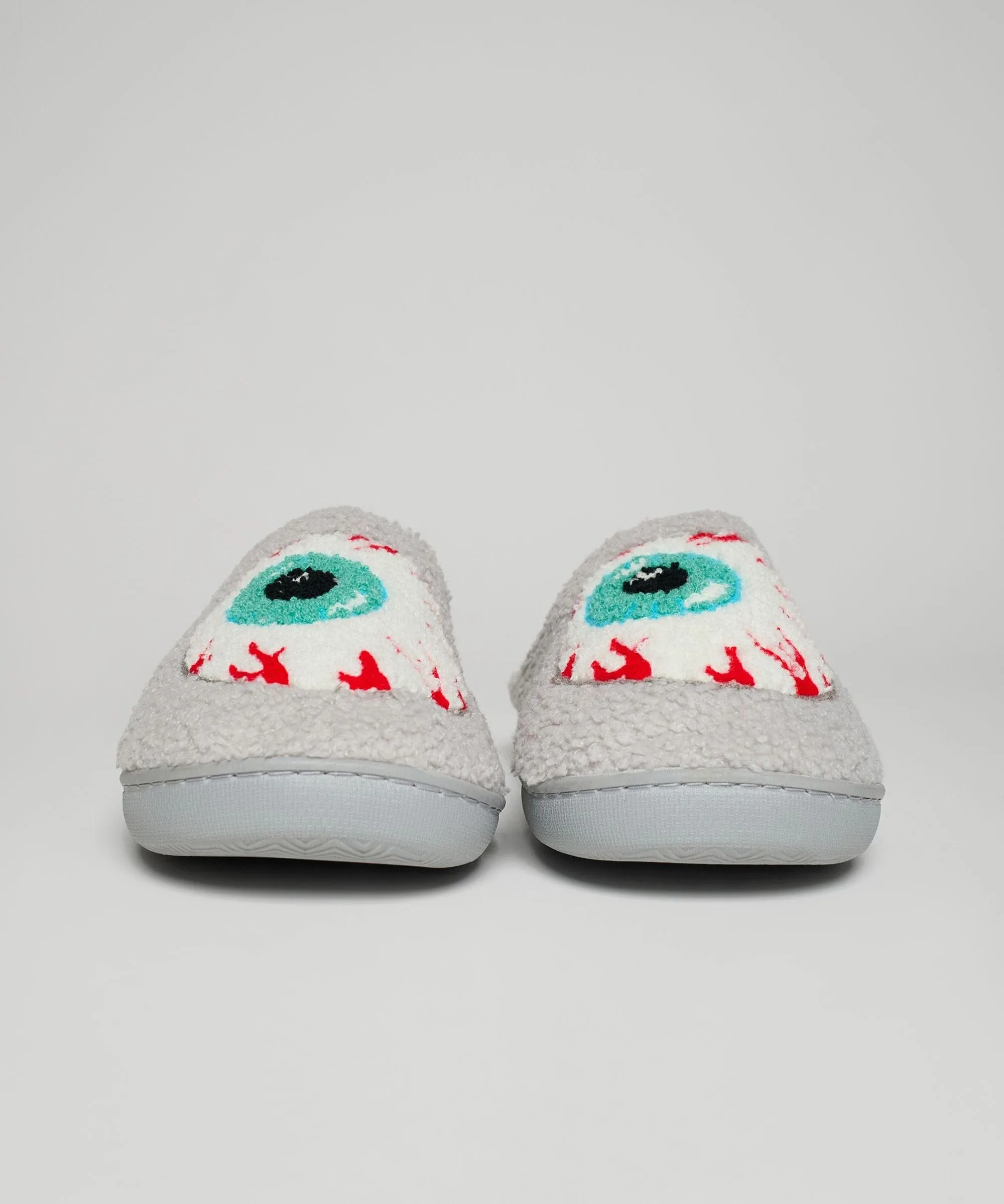 Keep Watch Slippers - Grey