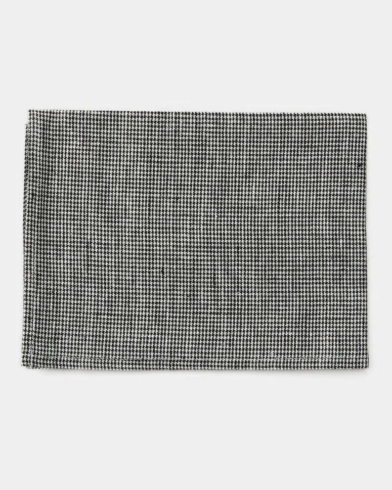 Kitchen Cloth: Black Houndstooth