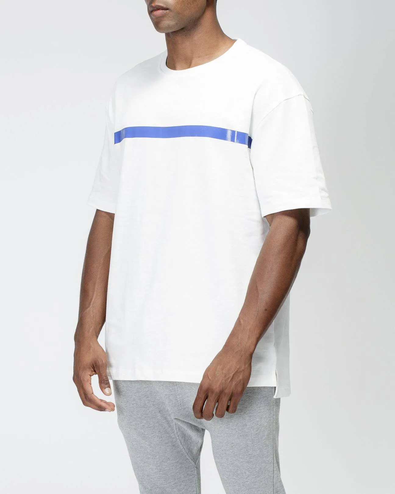 Konus Men's Light Weight French Terry Tee in White