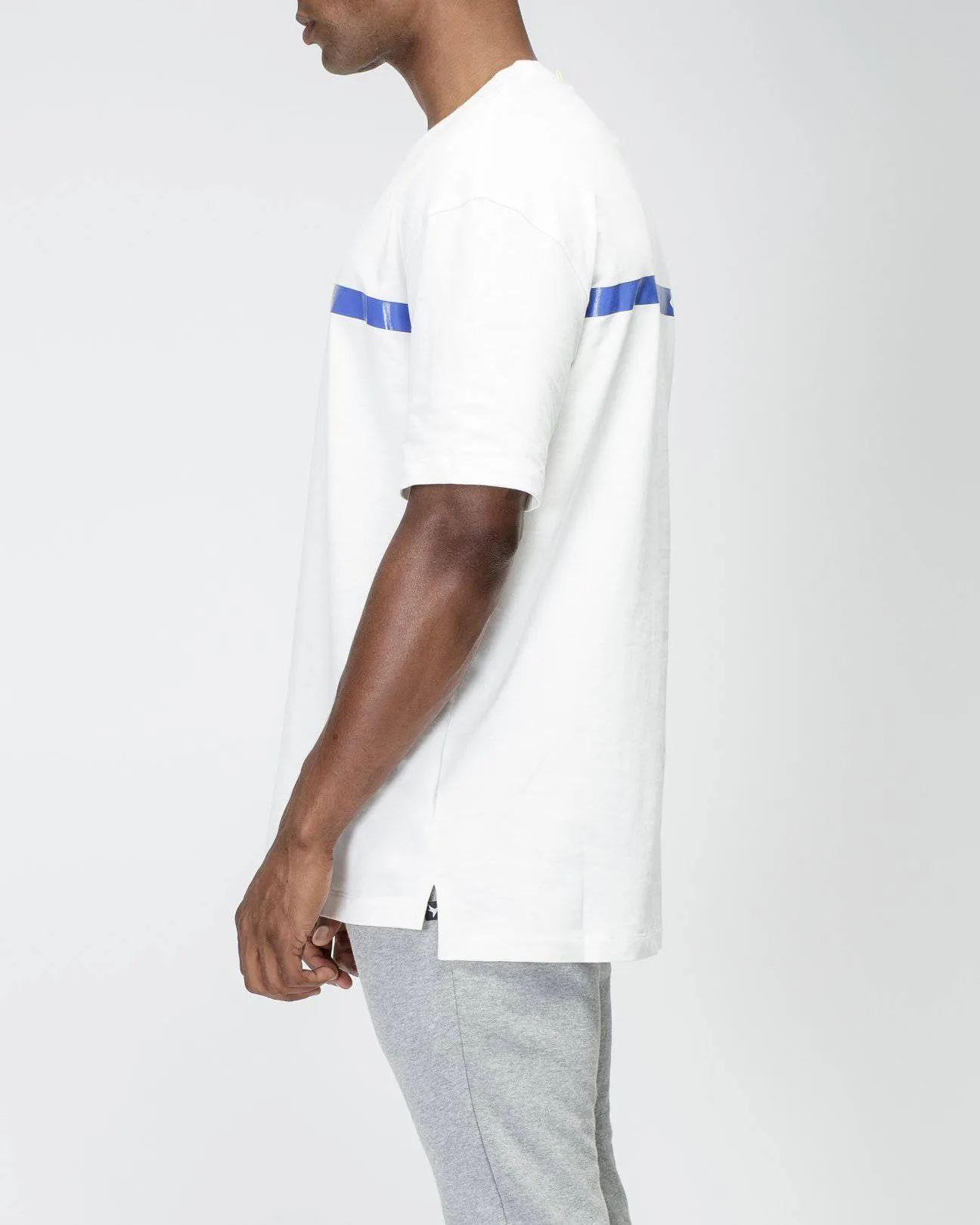 Konus Men's Light Weight French Terry Tee in White