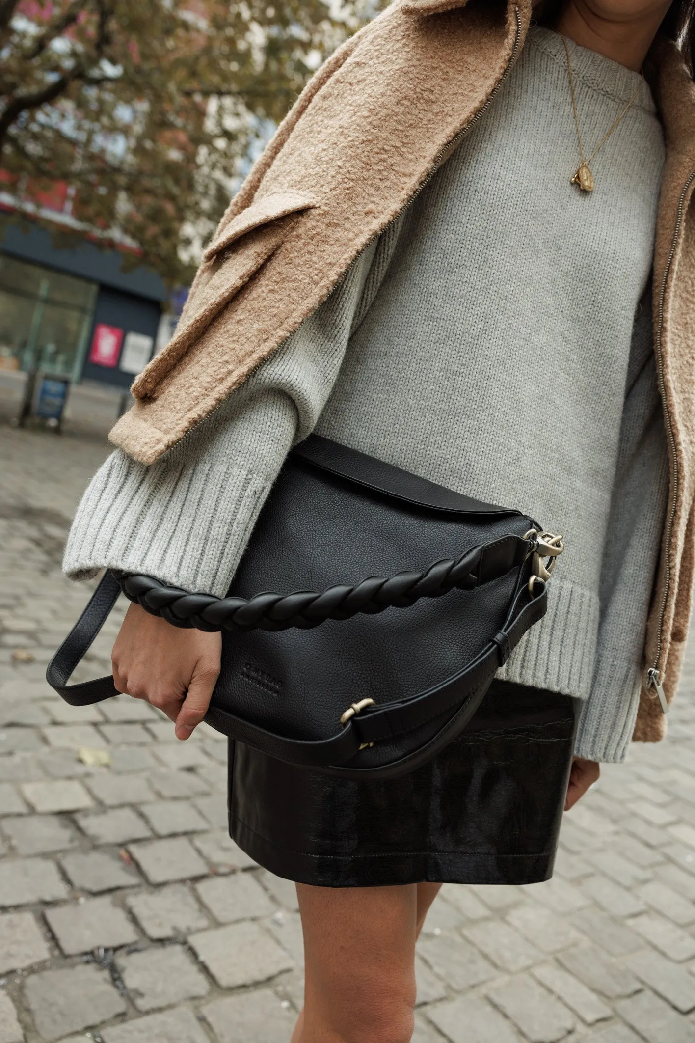 Lana Bag Black Soft Grain Leather