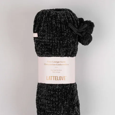 LatteLove Chenille Slipper Sock