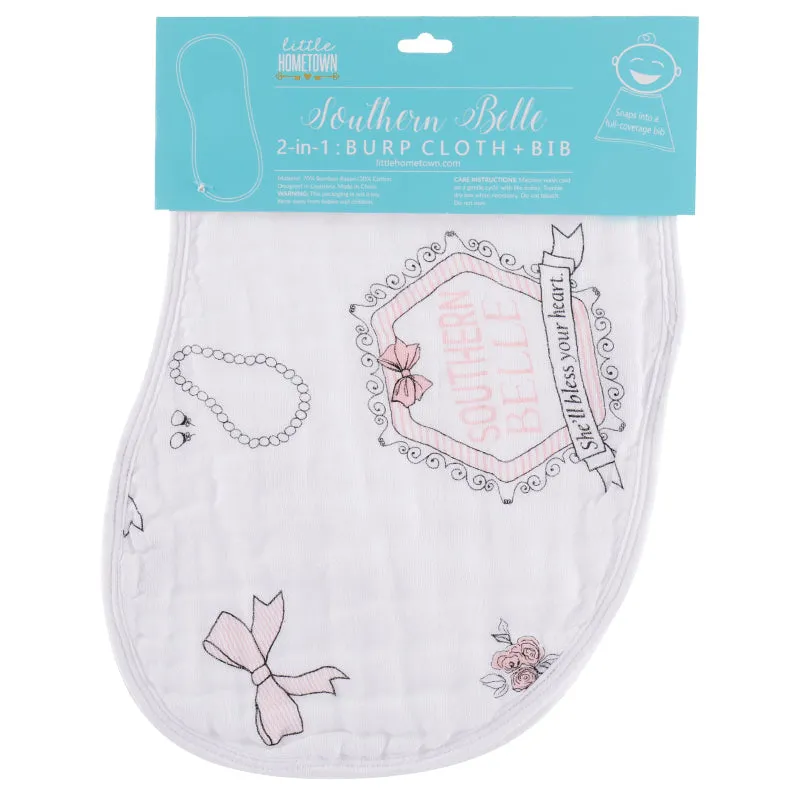 Little Hometown 2-in-1 Burp Cloth   Bib