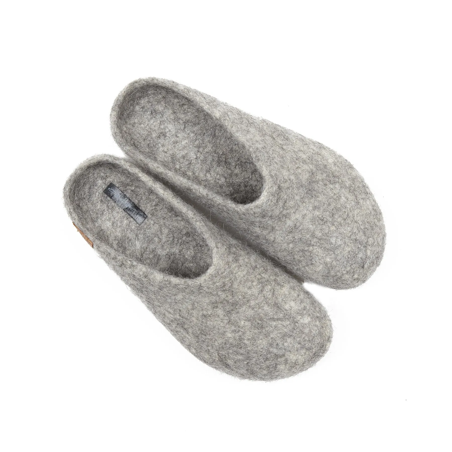 Magicfelt Gotlandschaf Wool Slippers in Grey