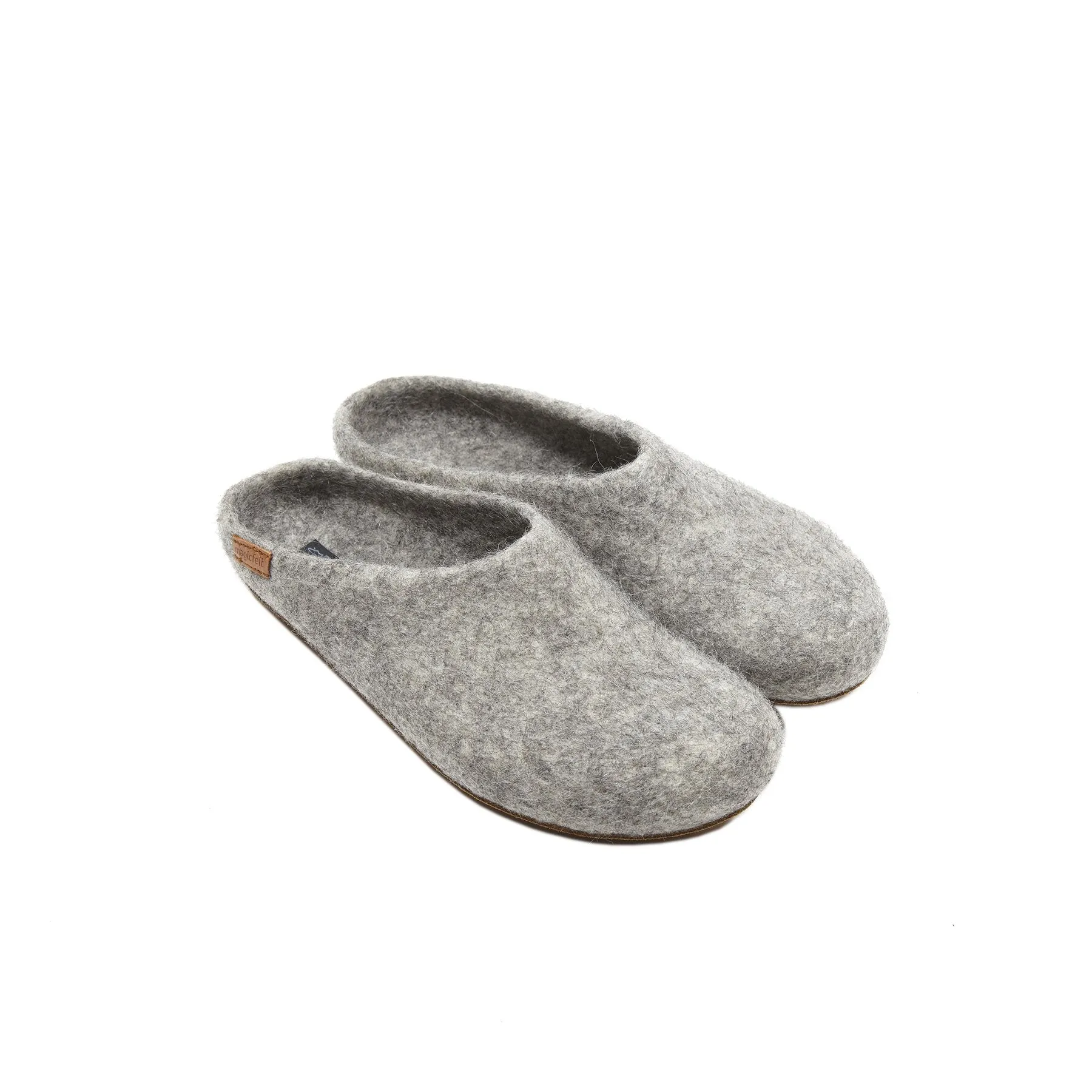 Magicfelt Gotlandschaf Wool Slippers in Grey