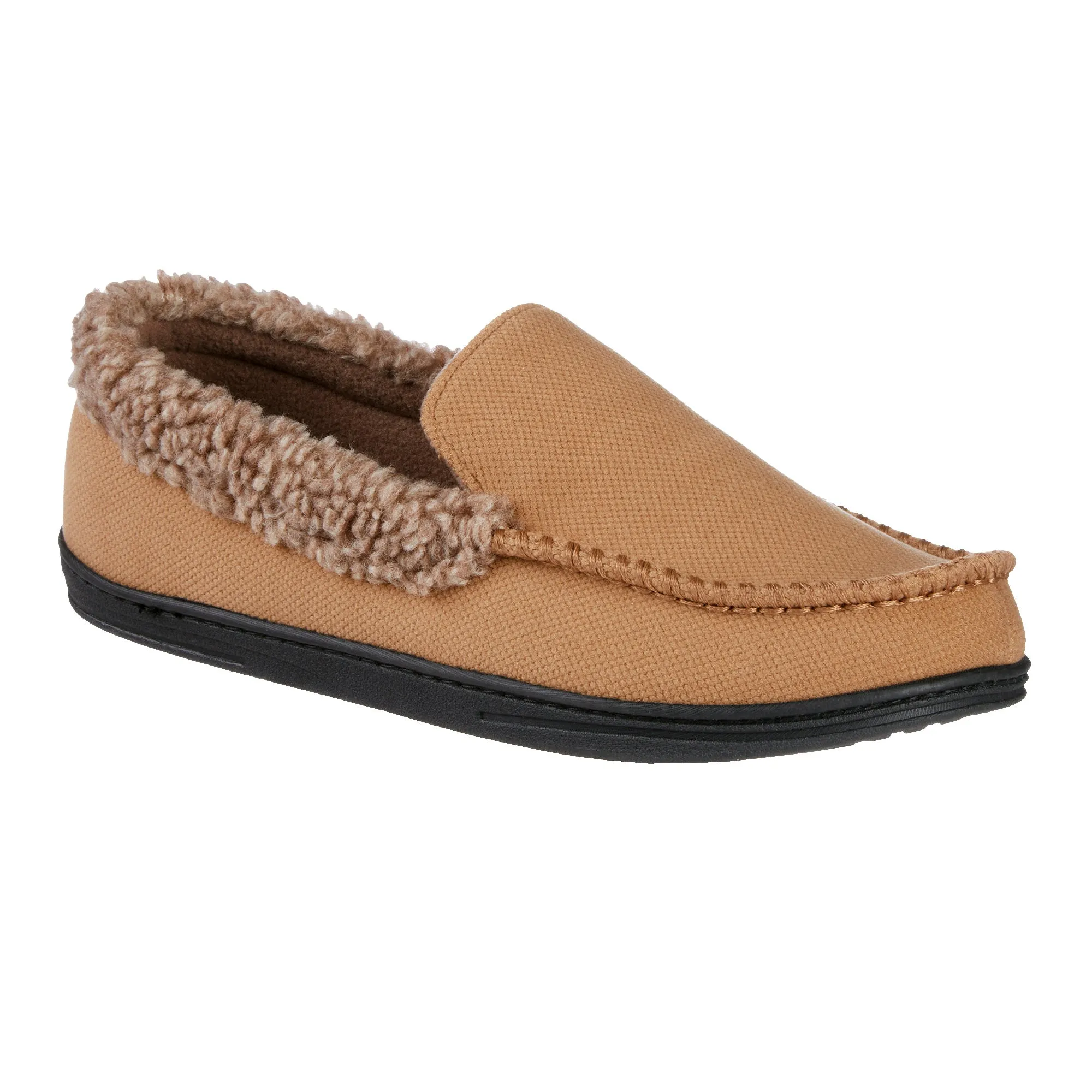 Men's Brushed Knit Lewis Moccasin Slippers