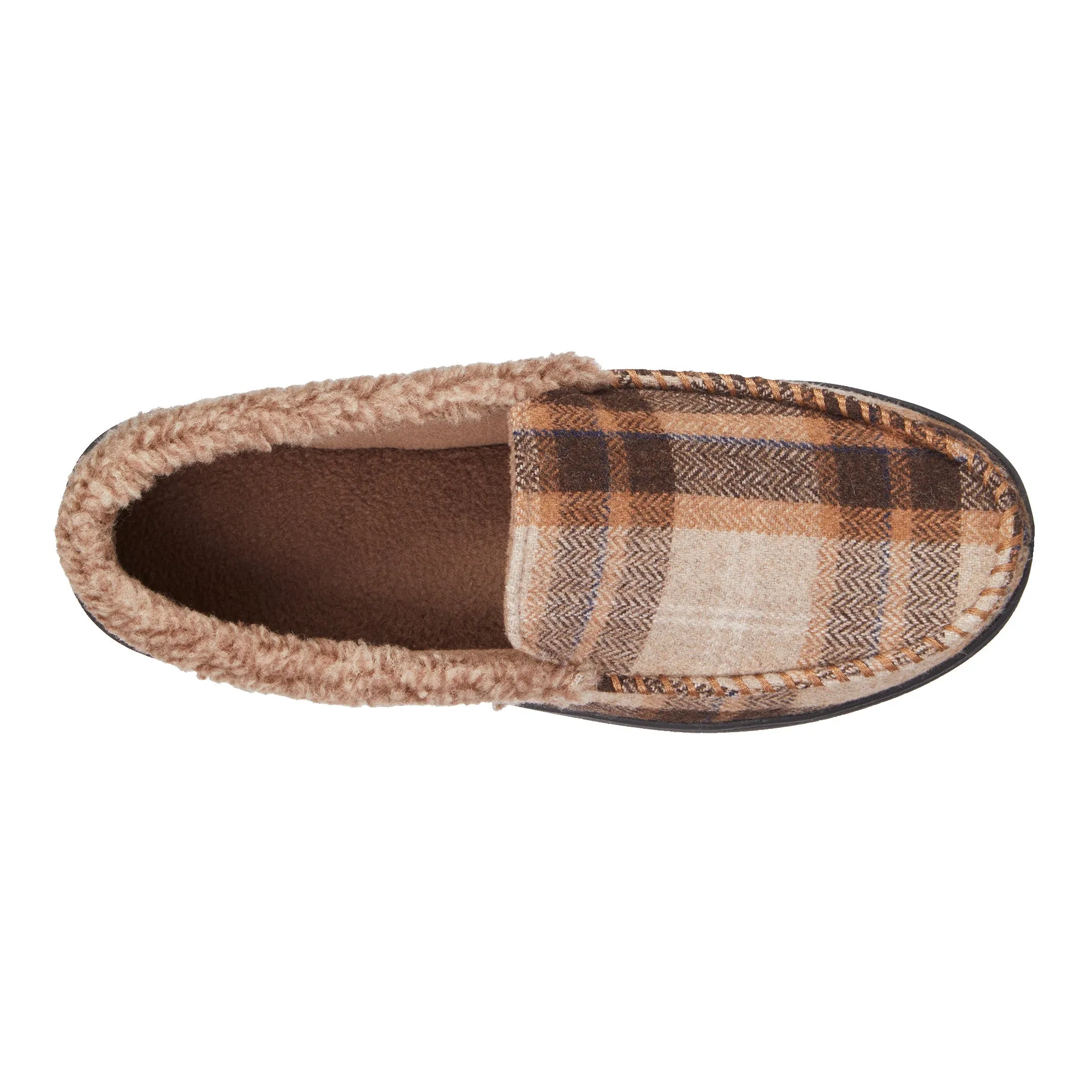 Men's Brushed Knit Lewis Moccasin Slippers