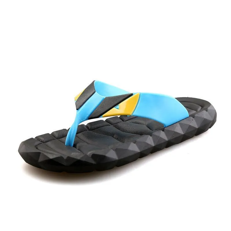 Men's Casual Beach Flexible Colorful Slippers