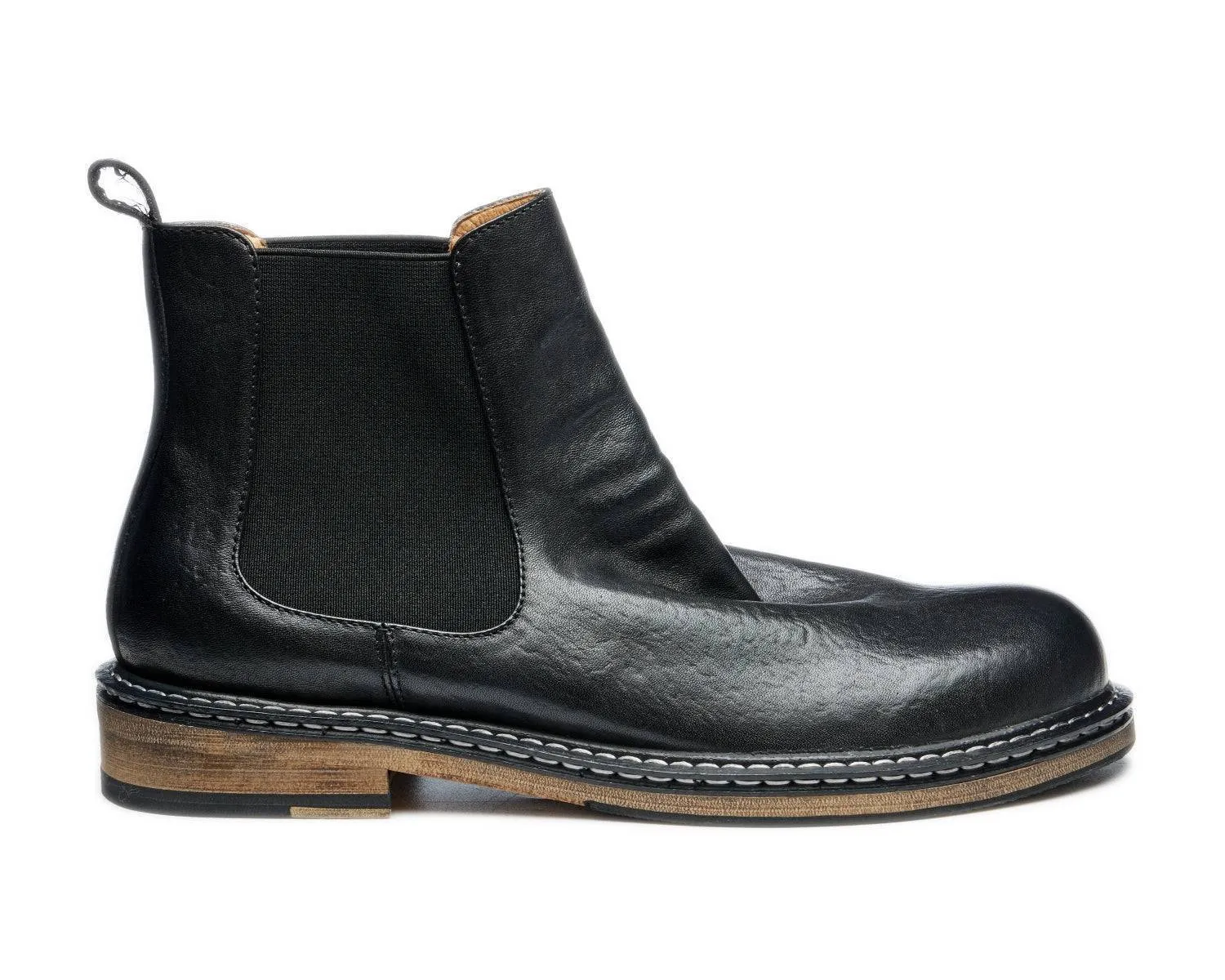 Men's Classic Chelsea Boots Goodyear Welted Leather