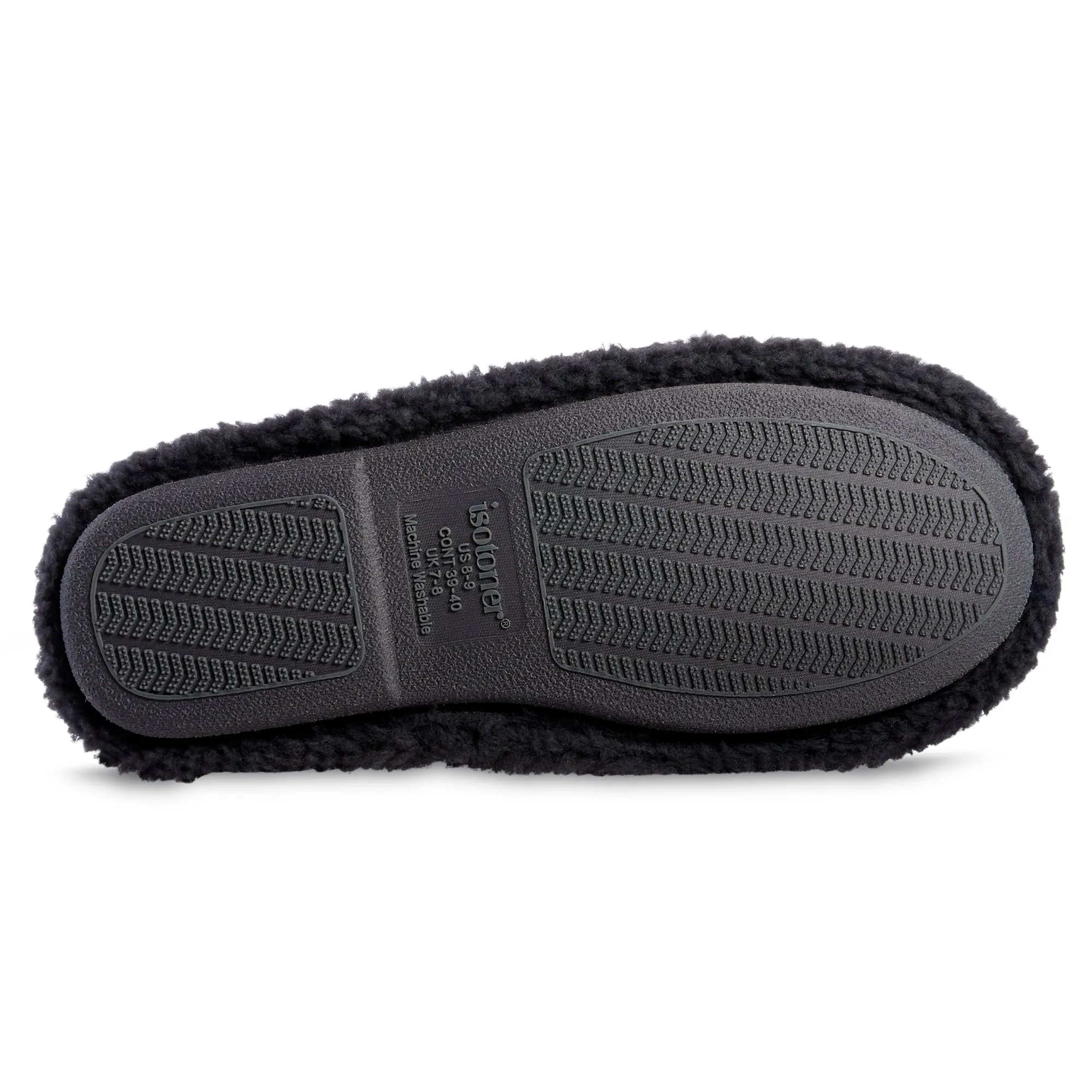 Men's Garrett Scuff Slippers With Berber And Memory Foam