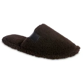 Men's Garrett Scuff Slippers With Berber And Memory Foam