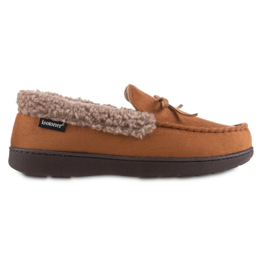 Men's Microsuede Moccasin Slippers