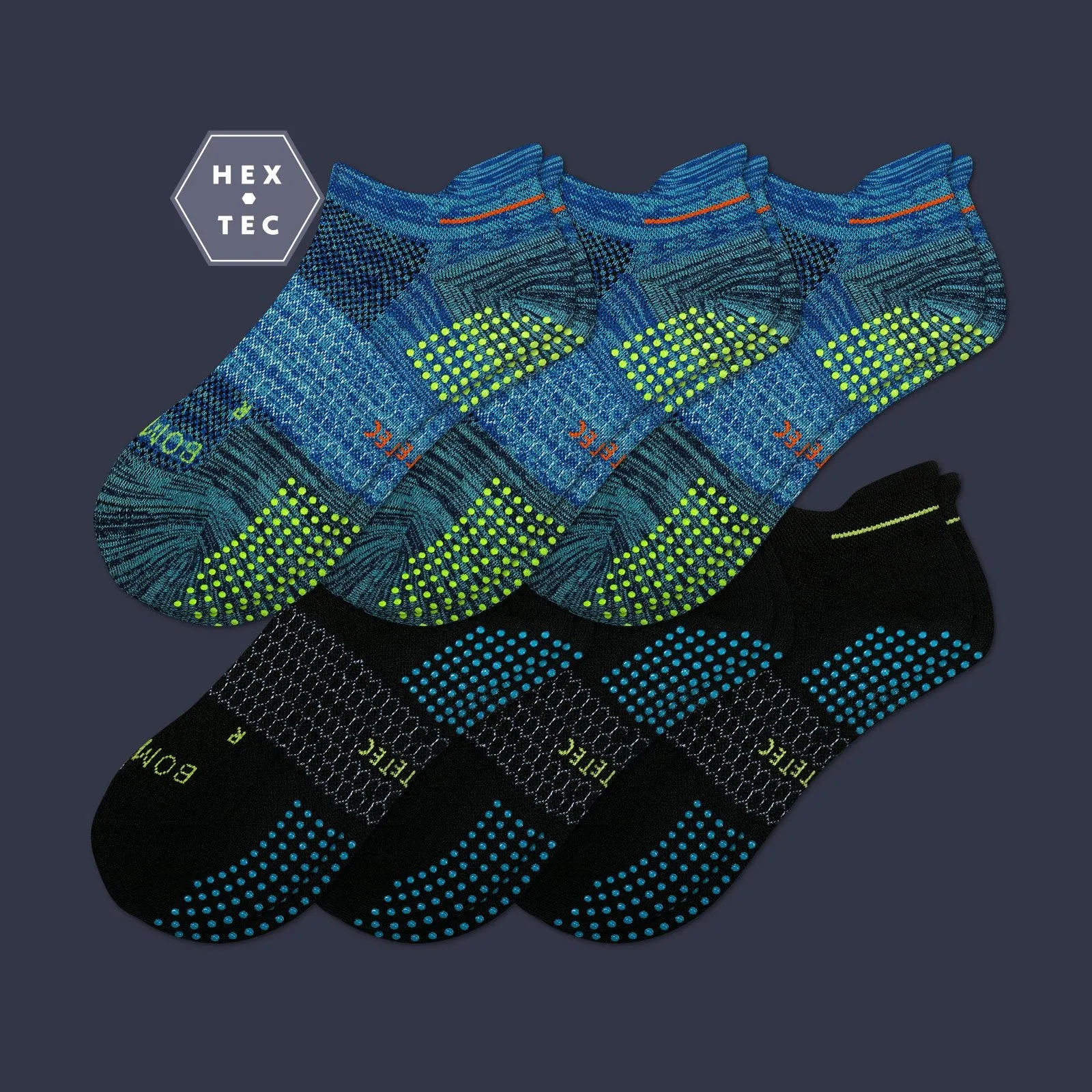 Men's Performance Gripper Ankle Sock 6-Pack