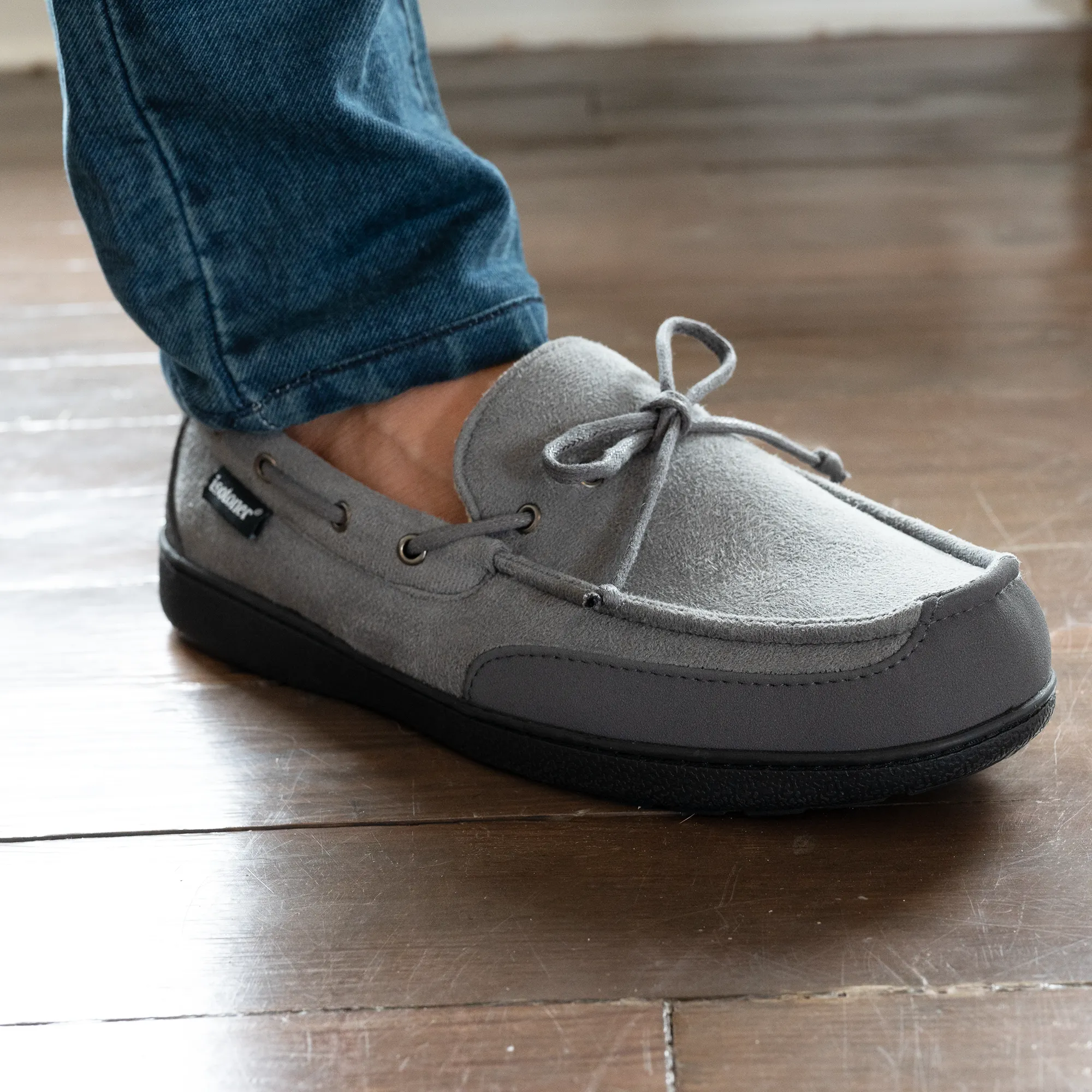 Men's Water Repellent Carter Moccasin Slippers