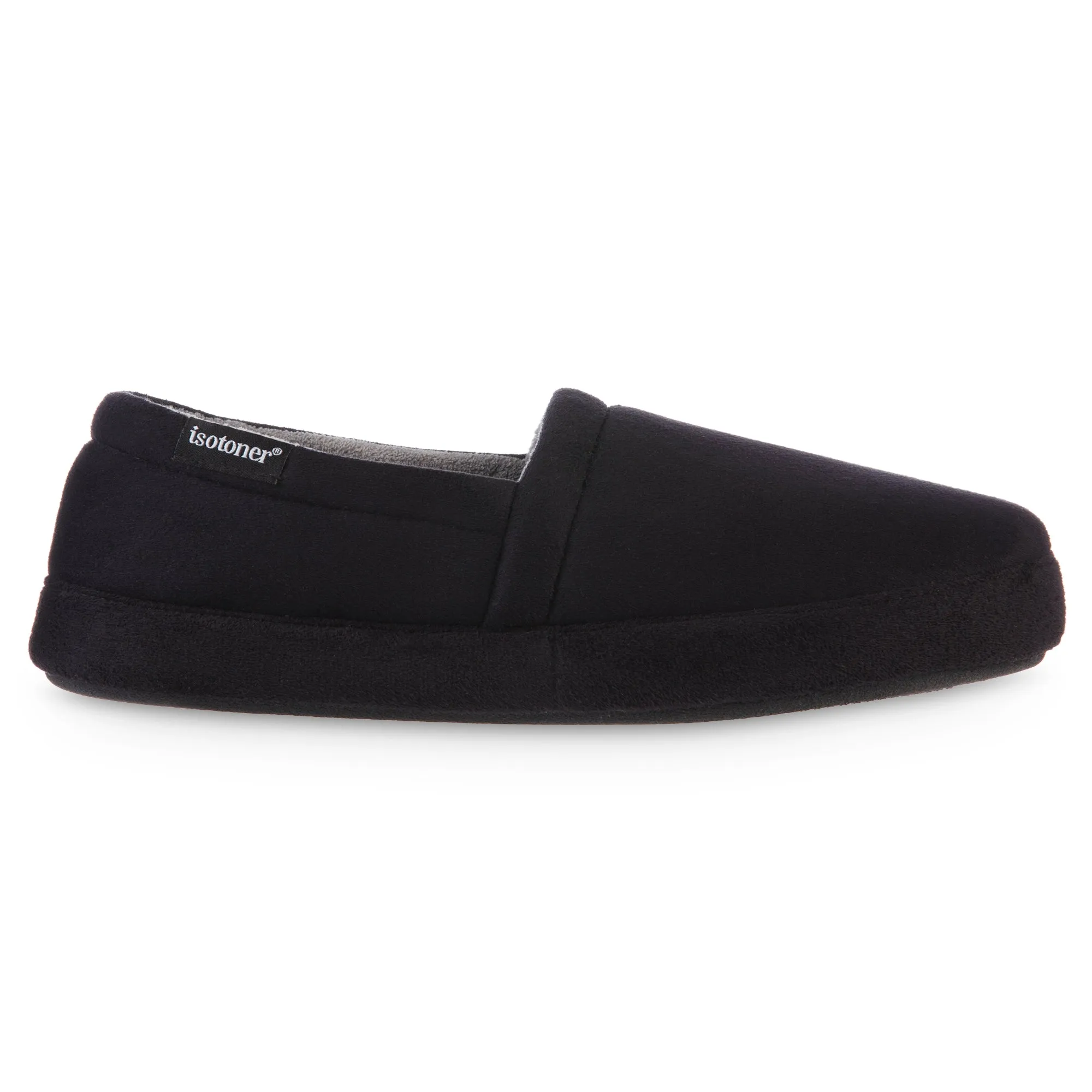 Men's Year-Round Essentials Closed Back Slippers with Microsuede and Memory Foam