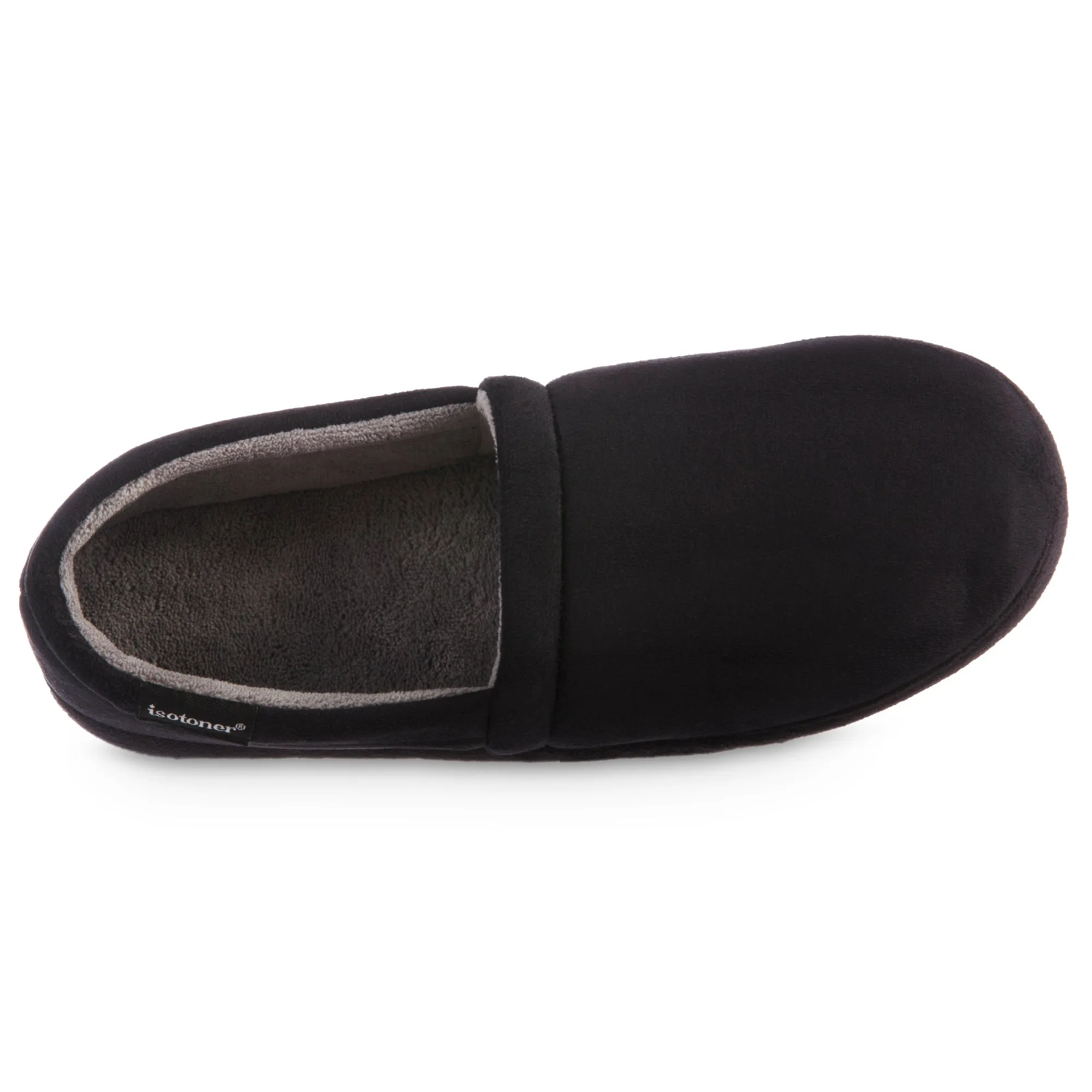 Men's Year-Round Essentials Closed Back Slippers with Microsuede and Memory Foam