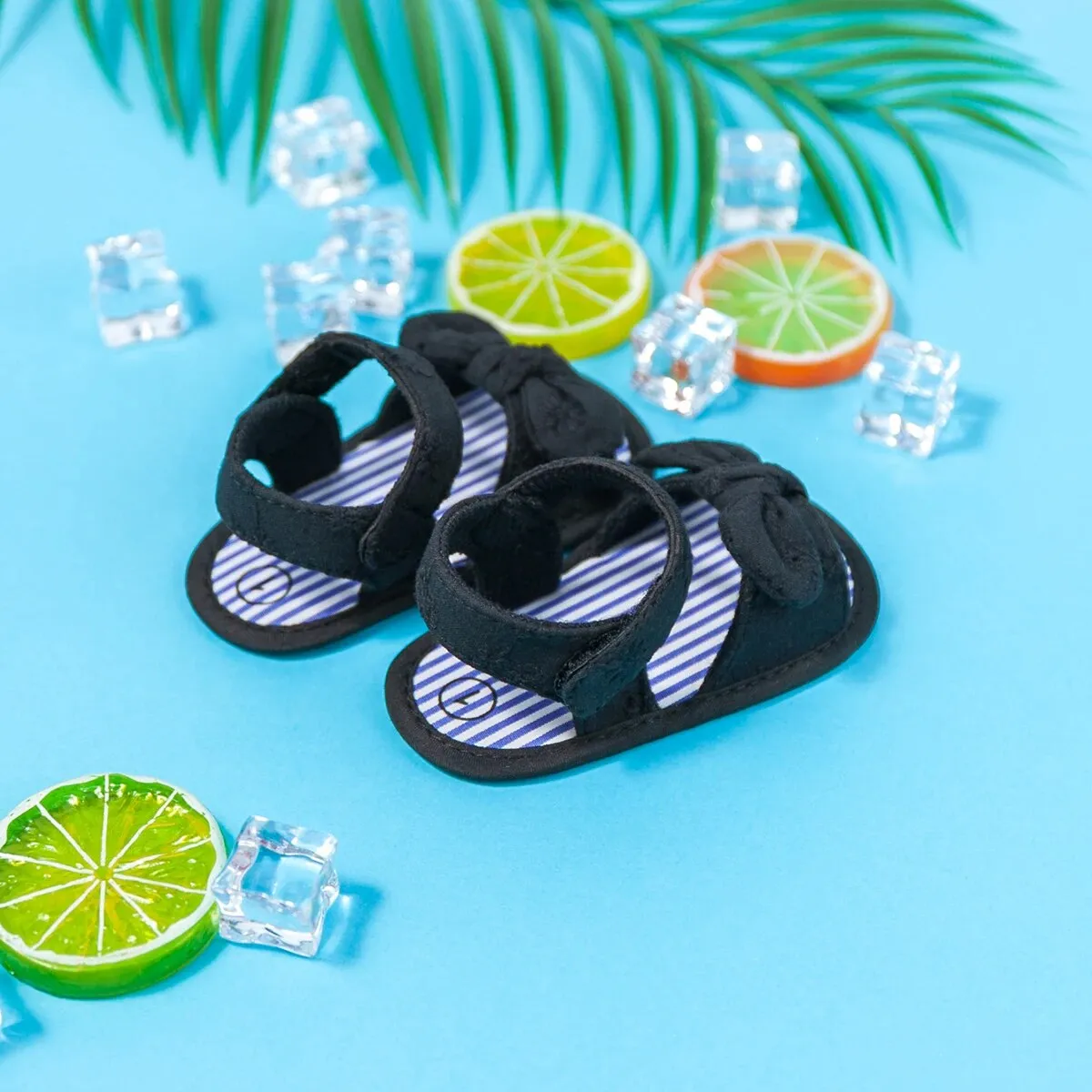 New Summer Baby Sandals Infant Girl Non-slip Rubber Sole Net Flat Heel Garden Girl Sandals - BGSD50783