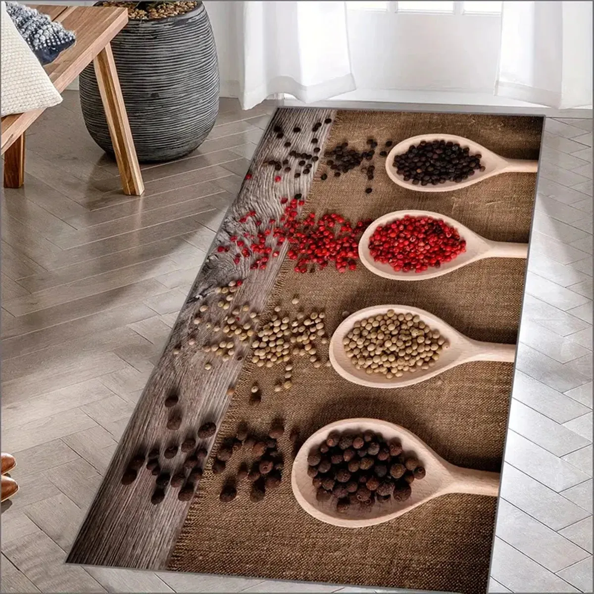 Non-slip Kitchen Spice Rug