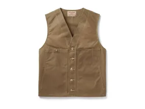 Oil Tin Cloth Vest Dark Tan