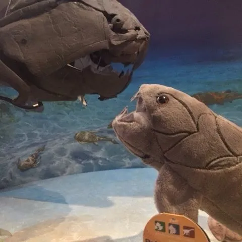 Paleozoic Pals Dunkleosteus Plush