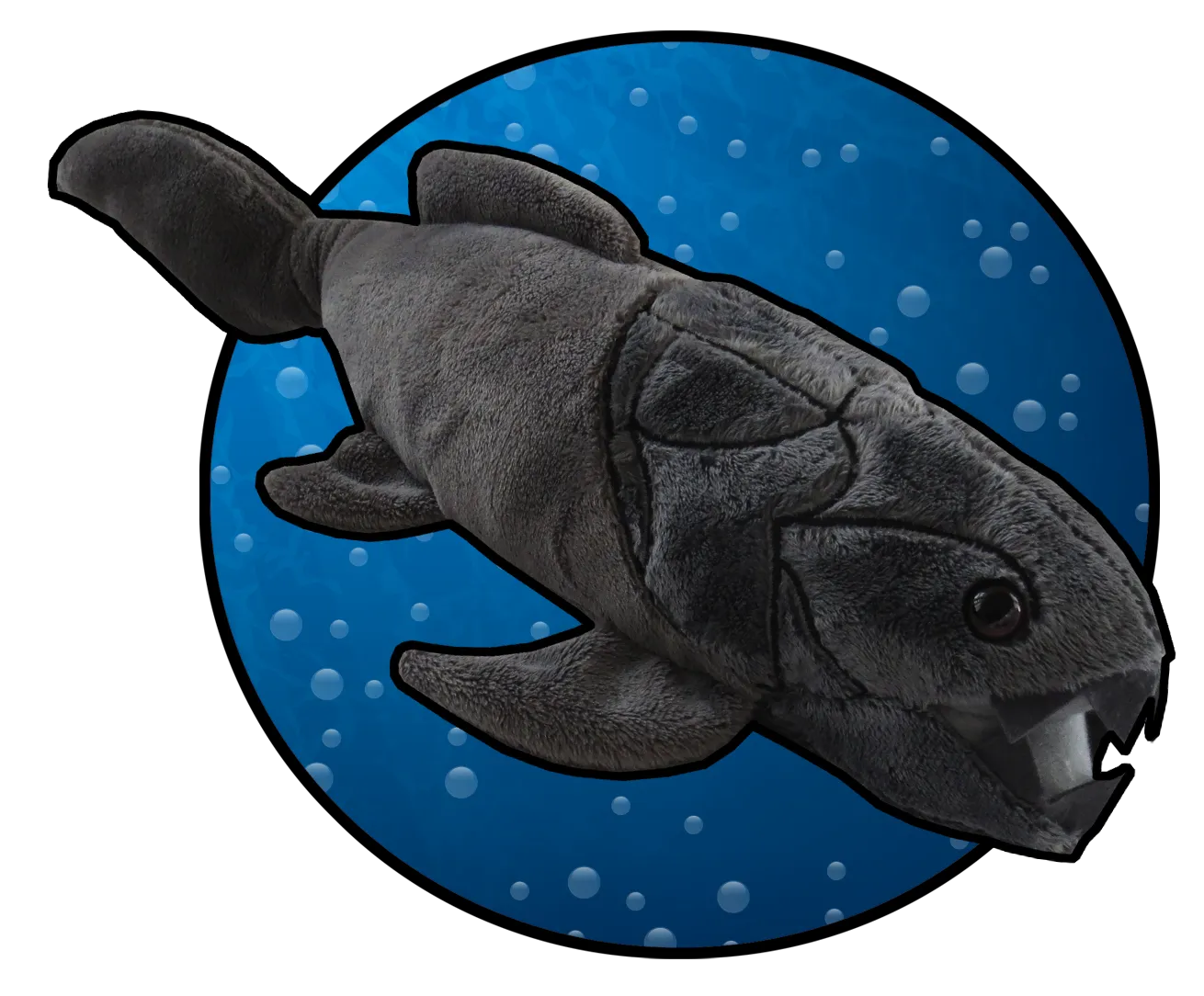 Paleozoic Pals Dunkleosteus Plush