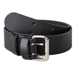 Peter Jones 50mm Leather Belt Double Pronged Buckle