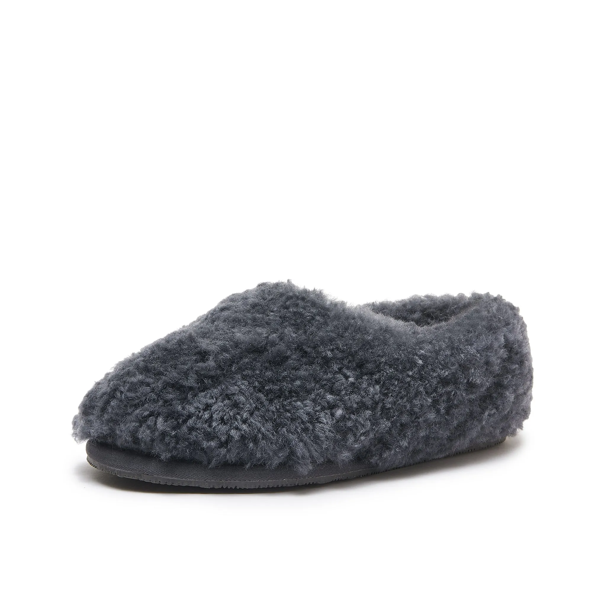 Peyton - Curly Wool Premium Men's Women's Unisex Sheepskin Slipper