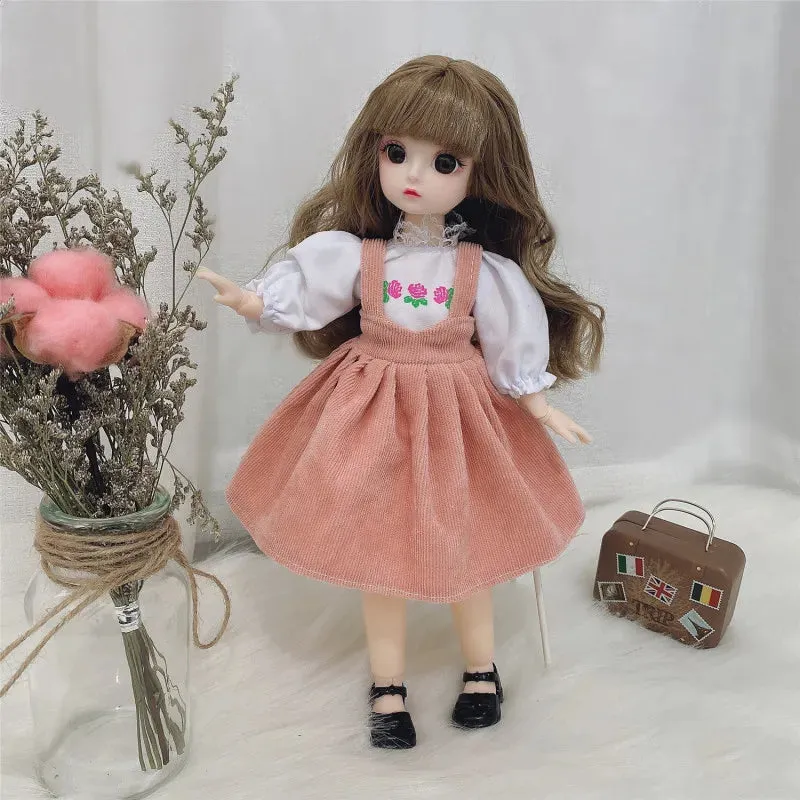 Plastic Doll with Clothes and Shoes