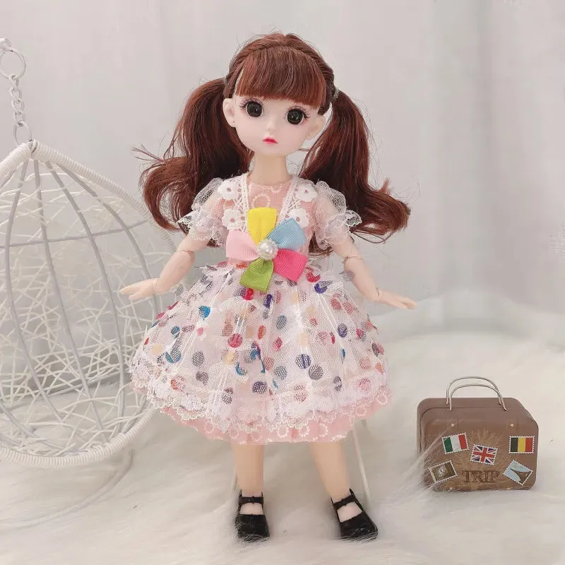 Plastic Doll with Clothes and Shoes