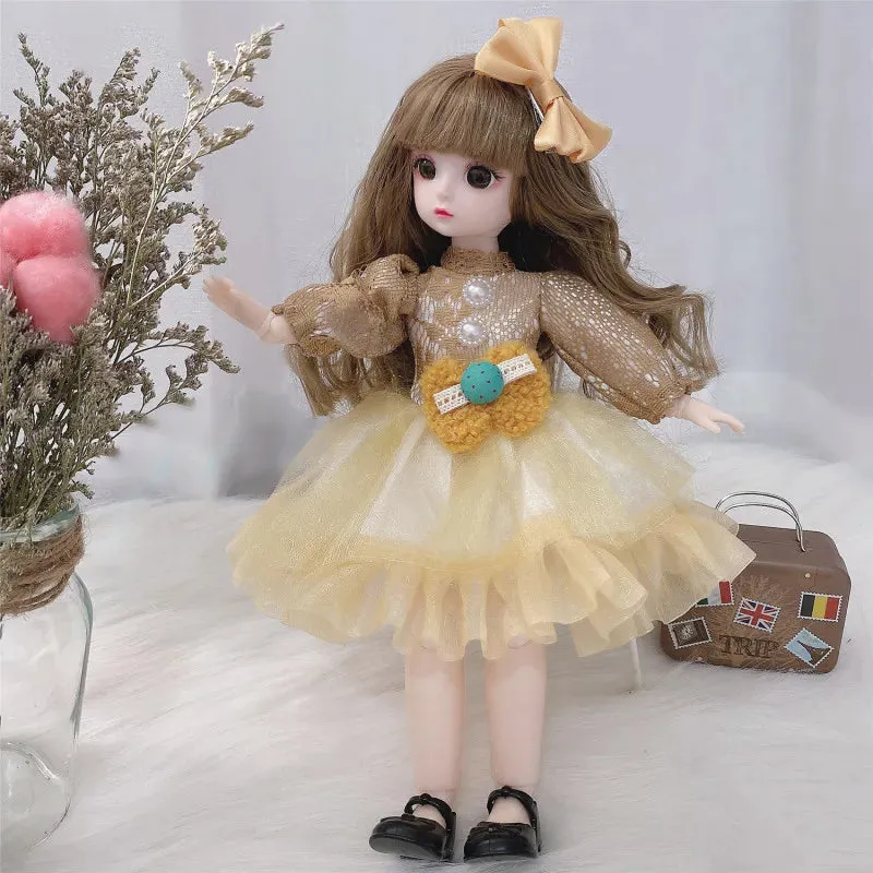 Plastic Doll with Clothes and Shoes