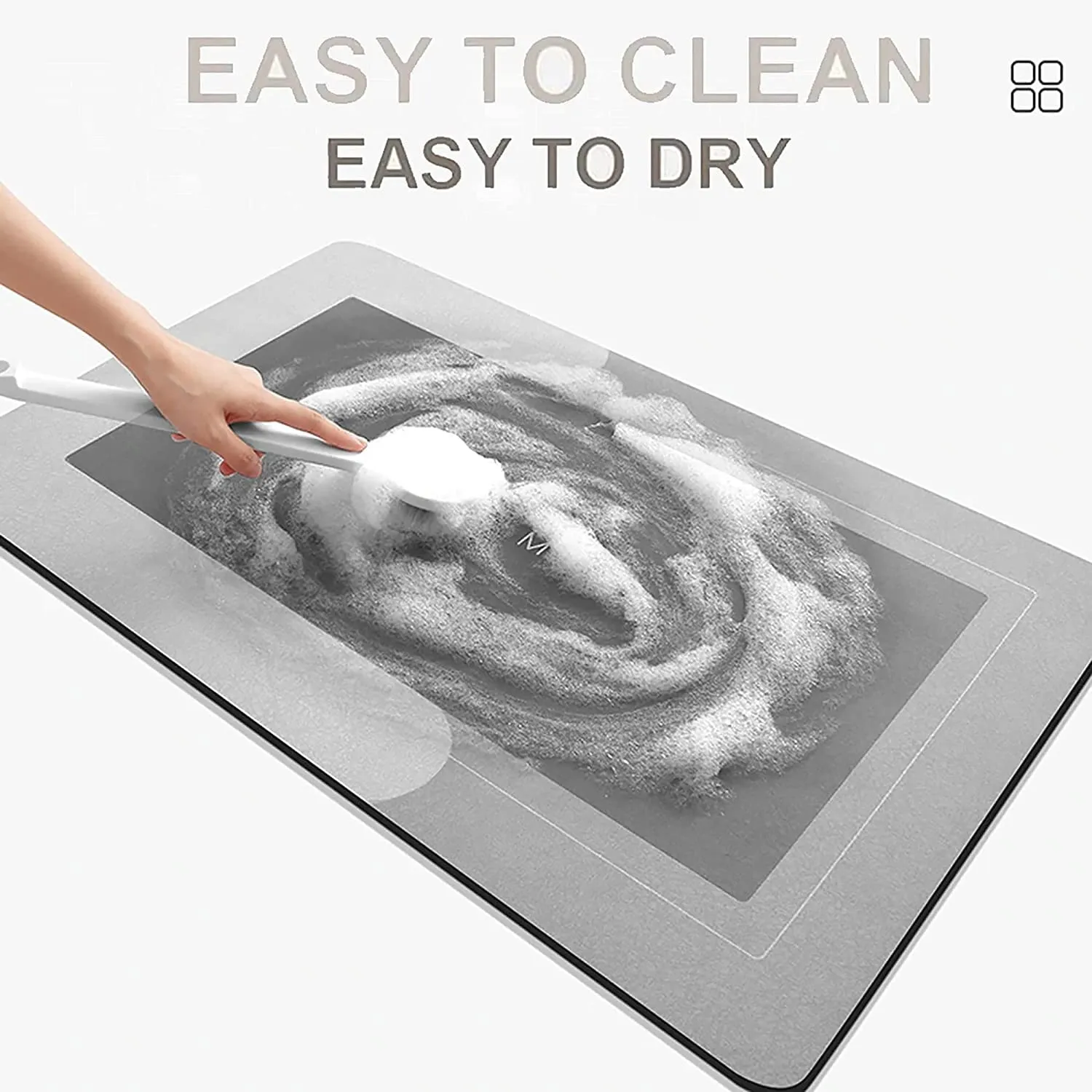 Quick Drying Floor mat for Home Living Room Bathroom Anti Slip Carpet