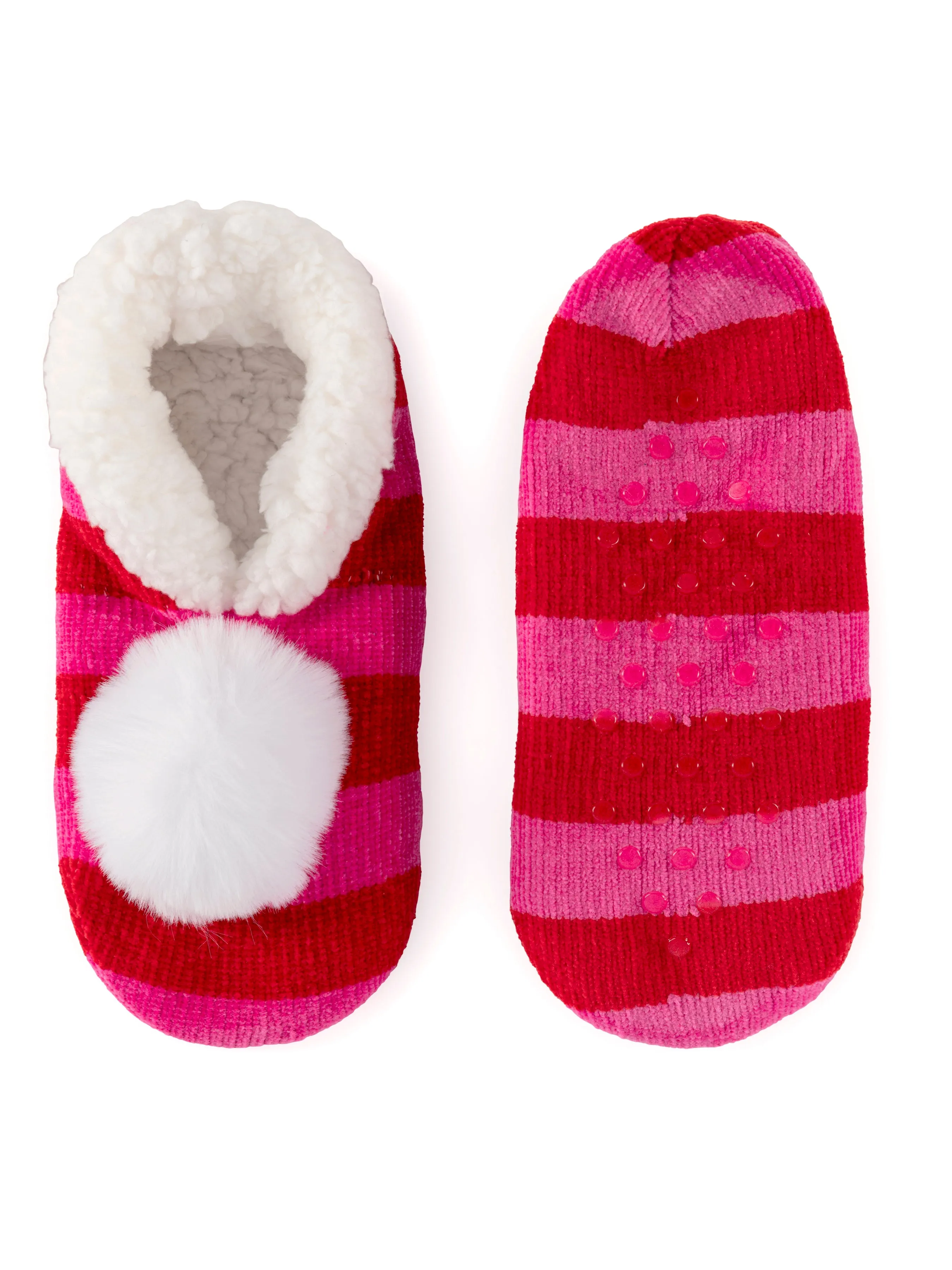 Shiraleah Arya Stripe Slippers, Pink