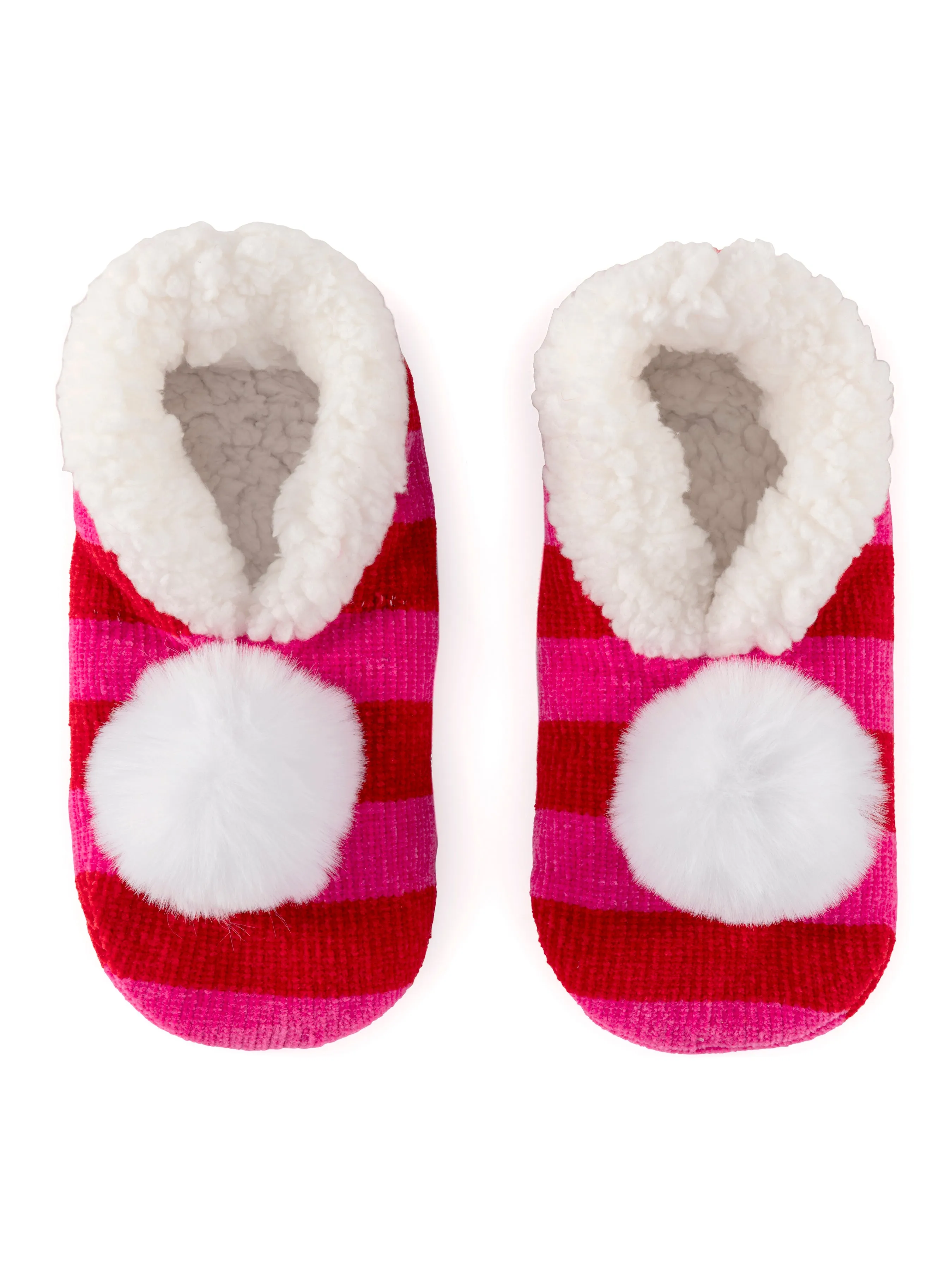 Shiraleah Arya Stripe Slippers, Pink