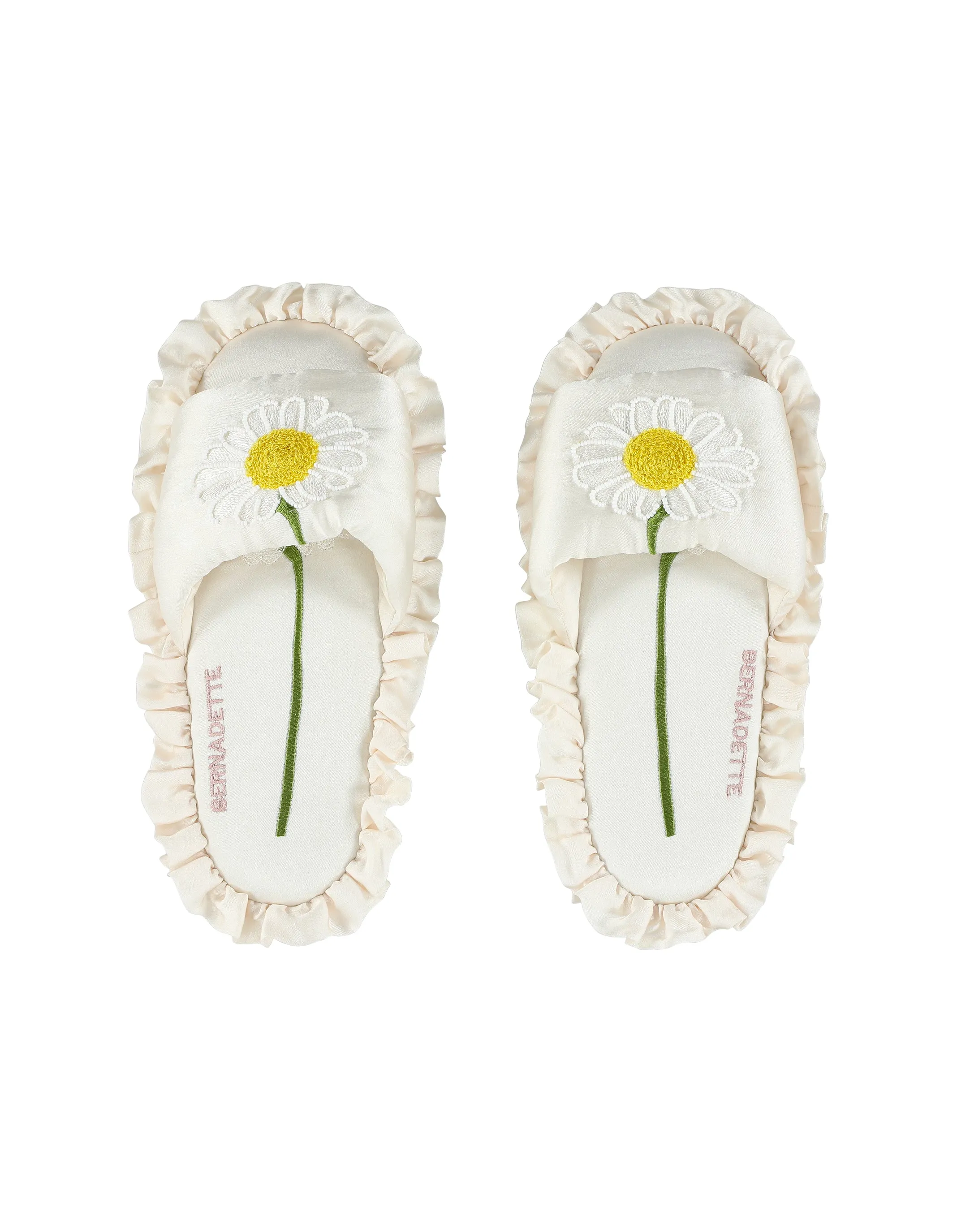 Silk Daisy Slippers