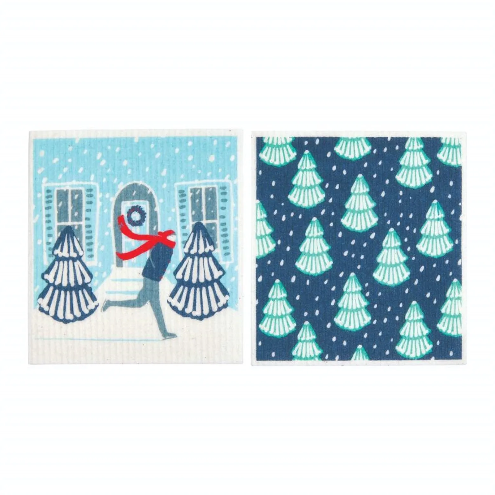 Skater Eco-Friendly blu Sponge Cloth- Set of 2