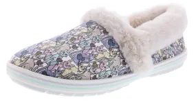 Skechers Women's Bobs Too Cozy Knitting Purty Memory Foam Slippers