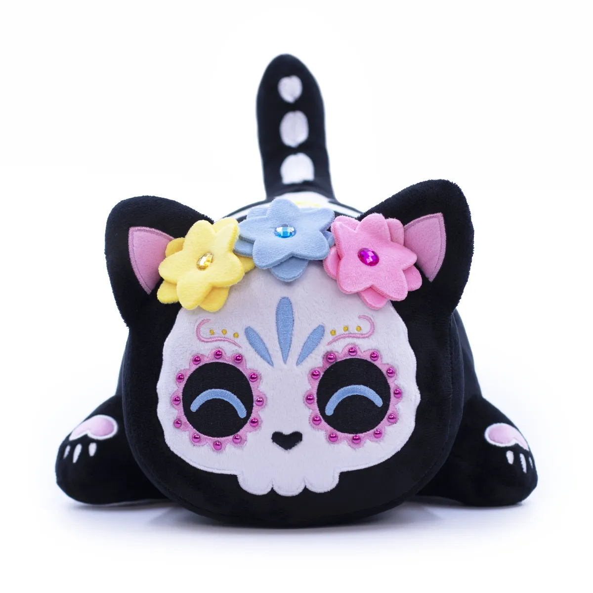 Sugar Skull Cat Plush