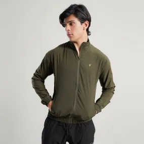 Tf-Premium Olive Green Running Jacket