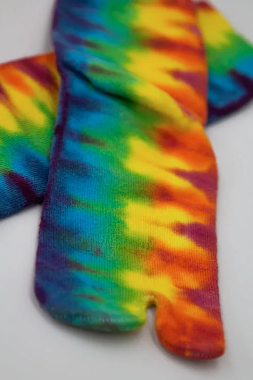 Tie Dye Tabi Socks