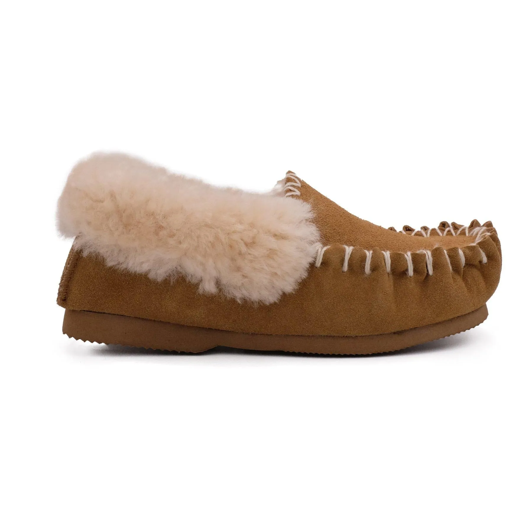 Traditional Sheepskin Moccasins - Men’s, Women’s, 100% Australian Sheepskin UGG Slippers