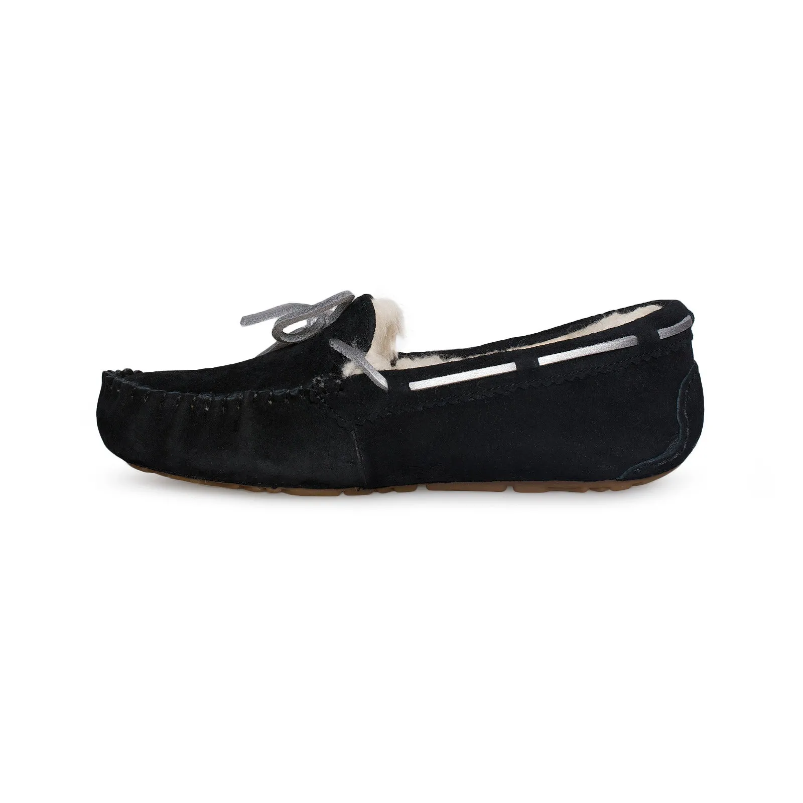 UGG Dakota Metallic Black Slippers - Women's